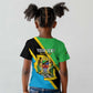 Personalised Afro Tanzania Kid T shirt Happy Union Day