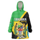 Personalised Afro Tanzania Kid Wearable Blanket Hoodie Happy Union Day