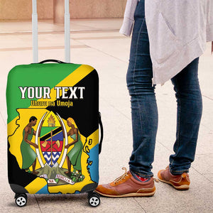 Personalised Afro Tanzania Luggage Cover Happy Union Day
