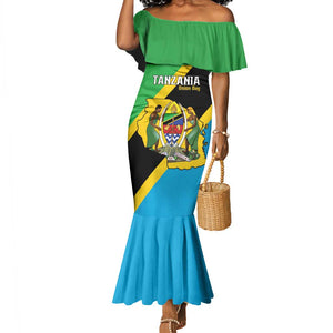 Personalised Afro Tanzania Mermaid Dress Happy Union Day