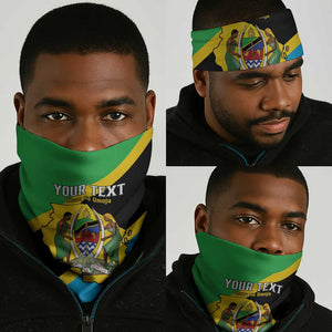 Personalised Afro Tanzania Neck Gaiter Happy Union Day LT15