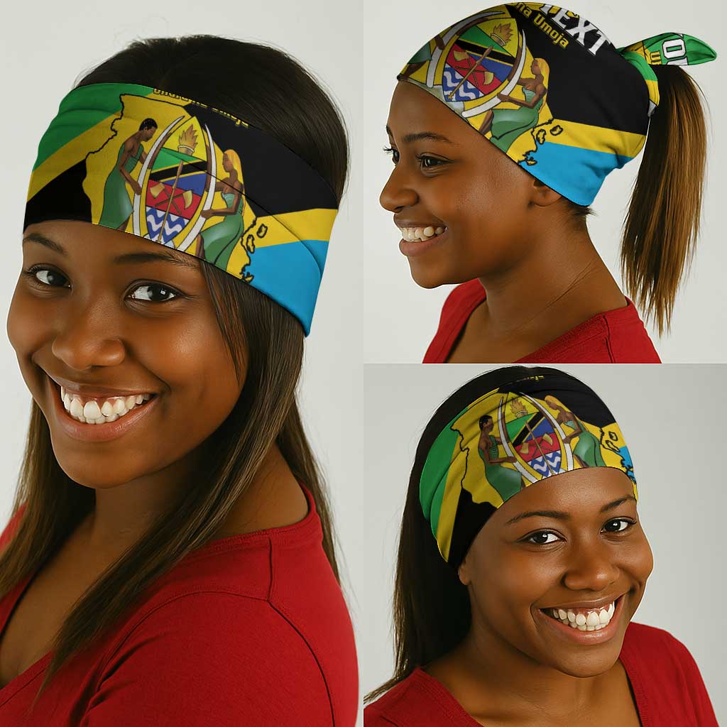 Personalised Afro Tanzania Neck Gaiter Happy Union Day LT15