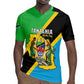 Personalised Afro Tanzania Rugby Jersey Happy Union Day