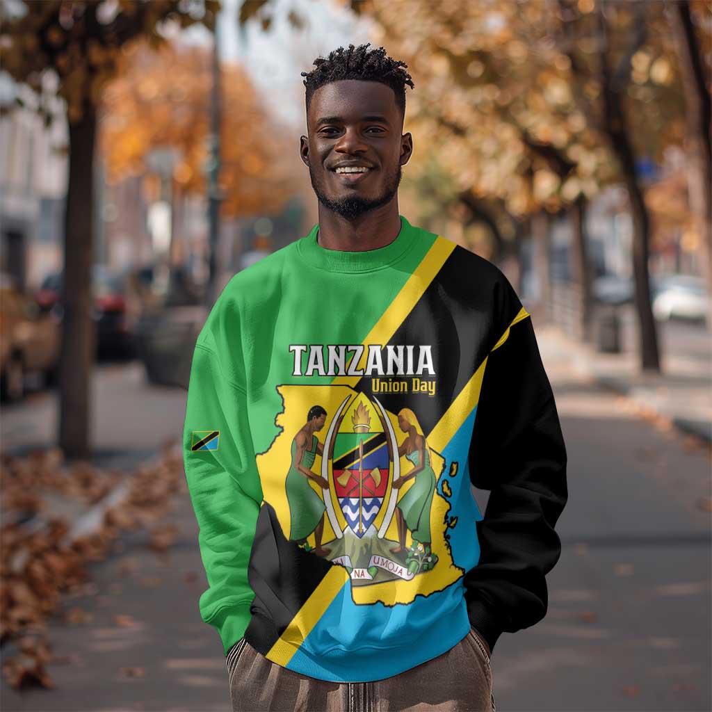 Personalised Afro Tanzania Sweatshirt Happy Union Day