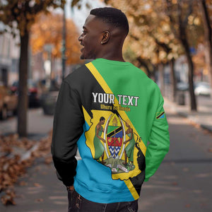 Personalised Afro Tanzania Sweatshirt Happy Union Day