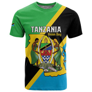 Personalised Afro Tanzania T shirt Happy Union Day