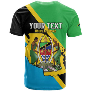 Personalised Afro Tanzania T shirt Happy Union Day