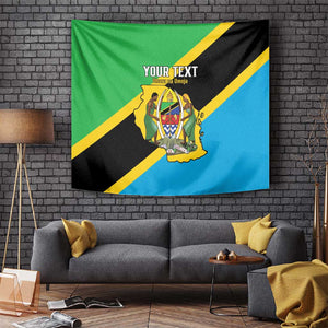 Personalised Afro Tanzania Tapestry Happy Union Day