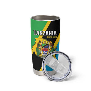 Personalised Afro Tanzania Tumbler Cup Happy Union Day