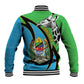 Afro Tanzania Giraffe Baseball Jacket Coat Of Arms Curve Style