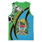 Afro Tanzania Giraffe Basketball Jersey Coat Of Arms Curve Style - African Pride