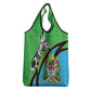 Afro Tanzania Giraffe Grocery Bag Coat Of Arms Curve Style