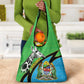 Afro Tanzania Giraffe Grocery Bag Coat Of Arms Curve Style
