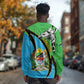 Afro Tanzania Giraffe Long Sleeve Shirt Coat Of Arms Curve Style