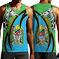 Afro Tanzania Giraffe Men Tank Top Coat Of Arms Curve Style