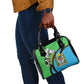 Afro Tanzania Giraffe Shoulder Handbag Coat Of Arms Curve Style