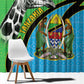 Afro Tanzania Giraffe Window Curtain Coat Of Arms Curve Style