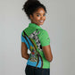 Afro Tanzania Giraffe Women Polo Shirt Coat Of Arms Curve Style
