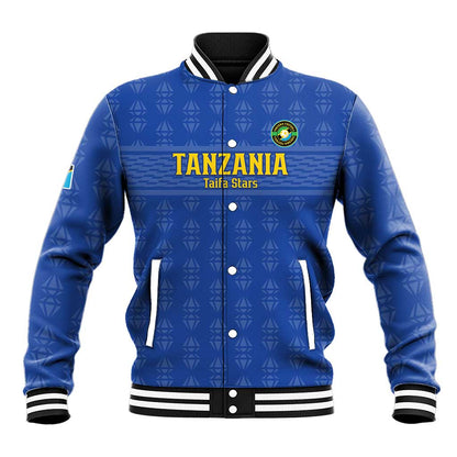Custom Tanzania Football Baseball Jacket Taifa Stars Go Champions