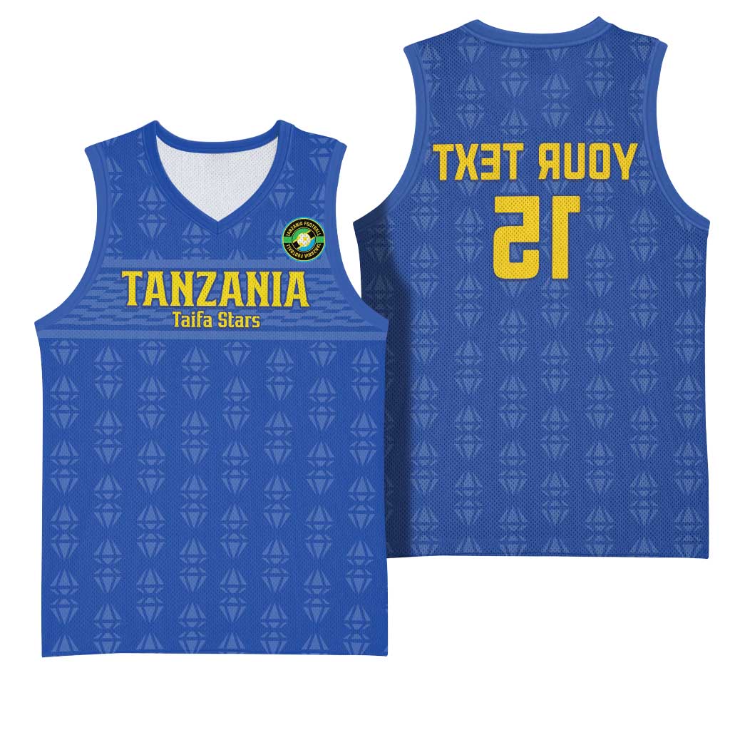 Custom Tanzania Football Basketball Jersey Taifa Stars Go Champions - African Pride