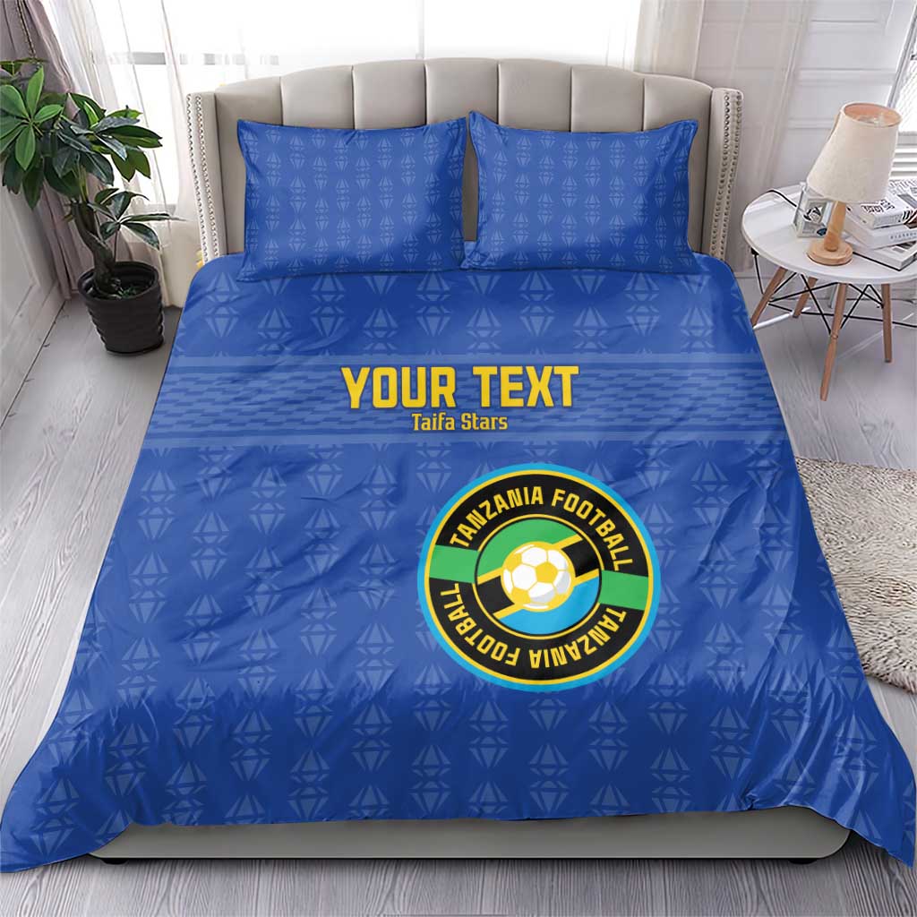 Custom Tanzania Football Bedding Set Taifa Stars Go Champions