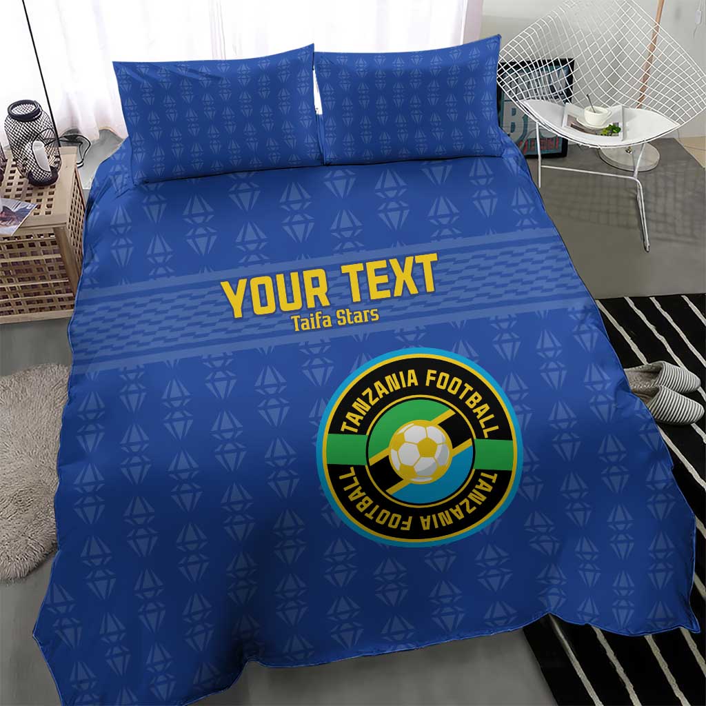 Custom Tanzania Football Bedding Set Taifa Stars Go Champions