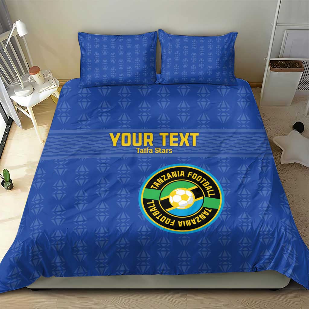 Custom Tanzania Football Bedding Set Taifa Stars Go Champions