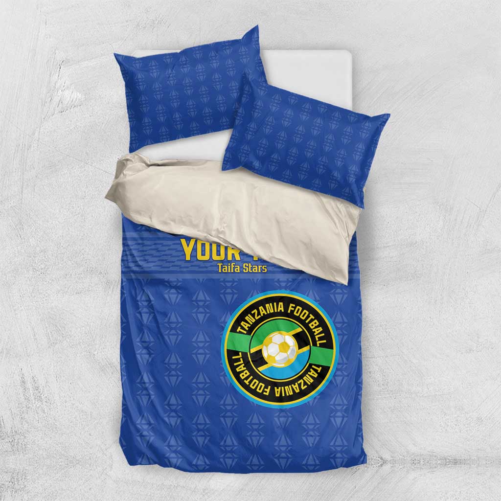 Custom Tanzania Football Bedding Set Taifa Stars Go Champions