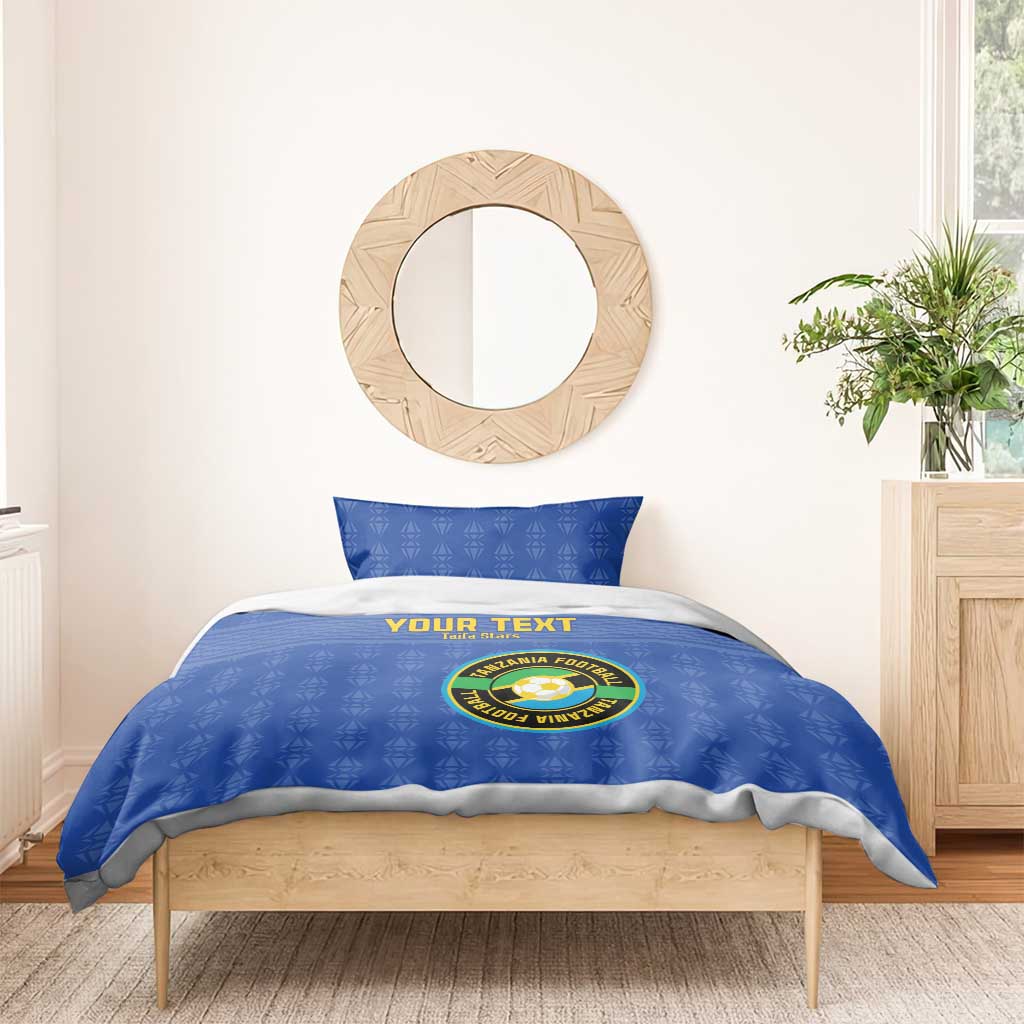 Custom Tanzania Football Bedding Set Taifa Stars Go Champions