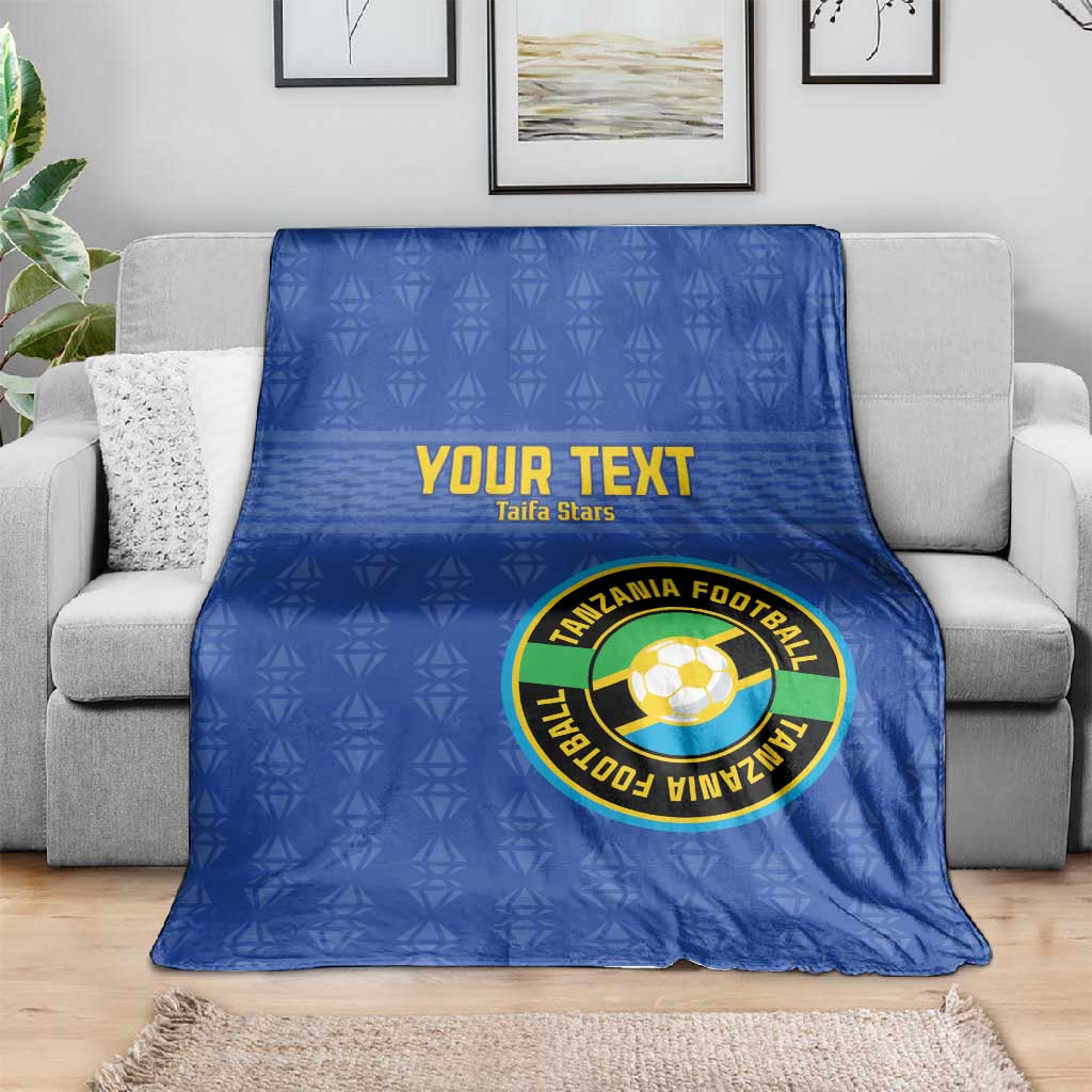 Custom Tanzania Football Blanket Taifa Stars Go Champions