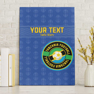 Custom Tanzania Football Canvas Wall Art Taifa Stars Go Champions