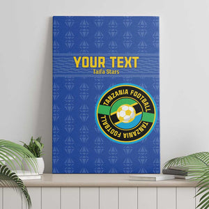 Custom Tanzania Football Canvas Wall Art Taifa Stars Go Champions
