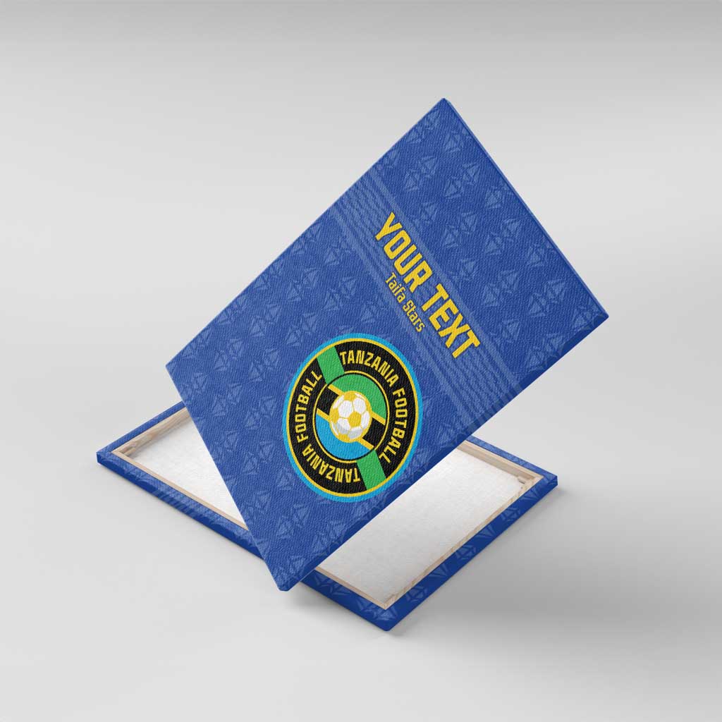 Custom Tanzania Football Canvas Wall Art Taifa Stars Go Champions