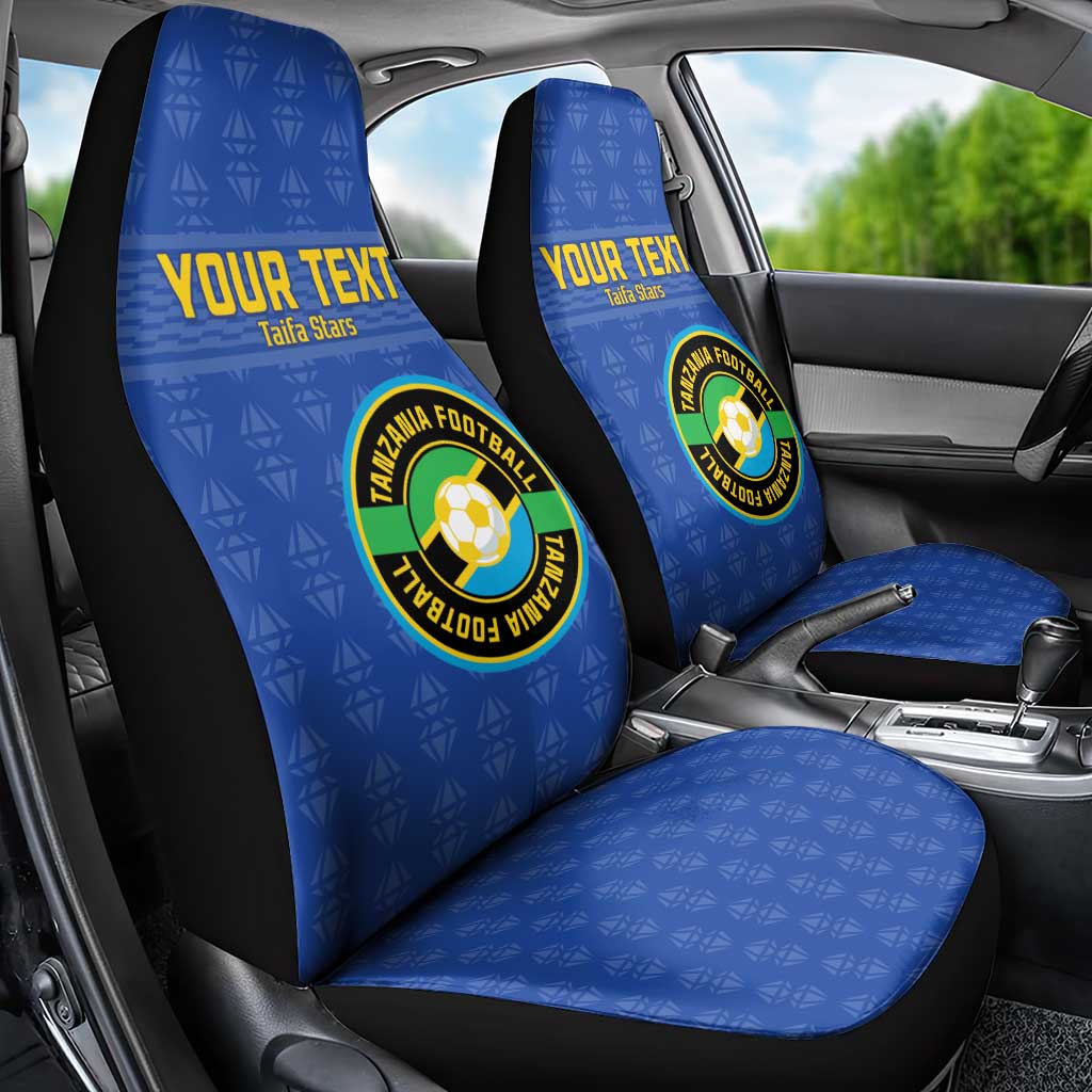 Custom Tanzania Football Car Seat Cover Taifa Stars Go Champions