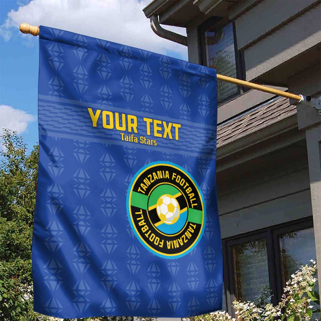 Custom Tanzania Football Garden Flag Taifa Stars Go Champions