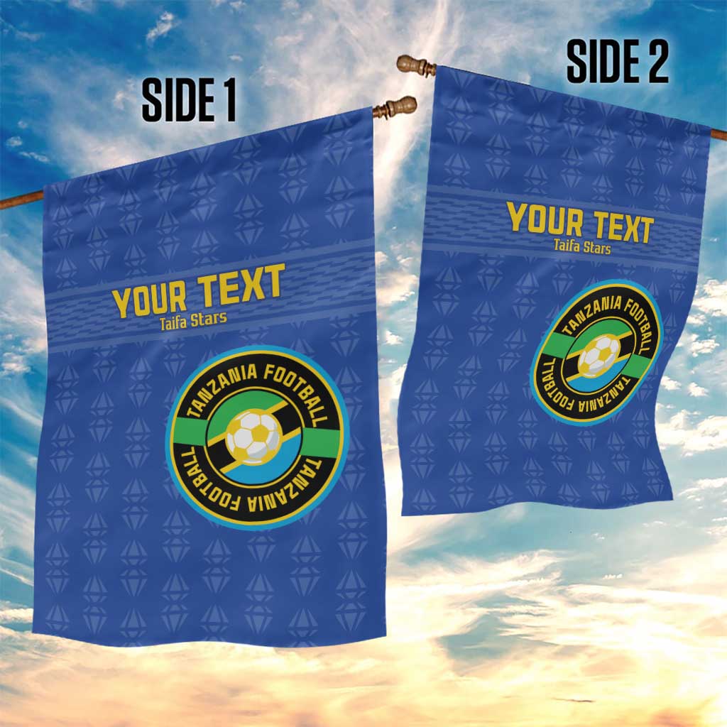 Custom Tanzania Football Garden Flag Taifa Stars Go Champions