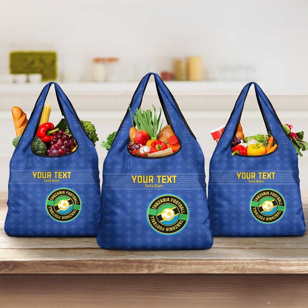 Custom Tanzania Football Grocery Bag Taifa Stars Go Champions