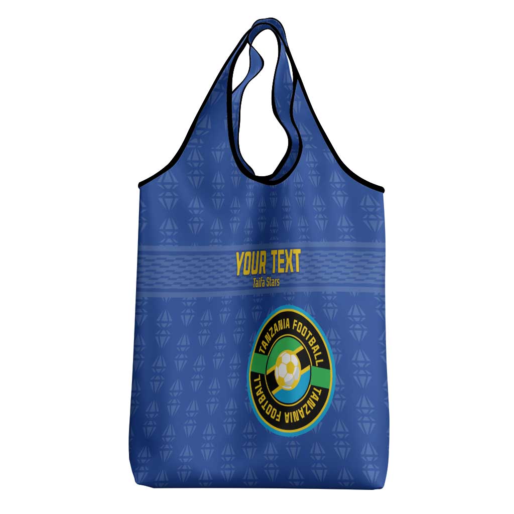 Custom Tanzania Football Grocery Bag Taifa Stars Go Champions