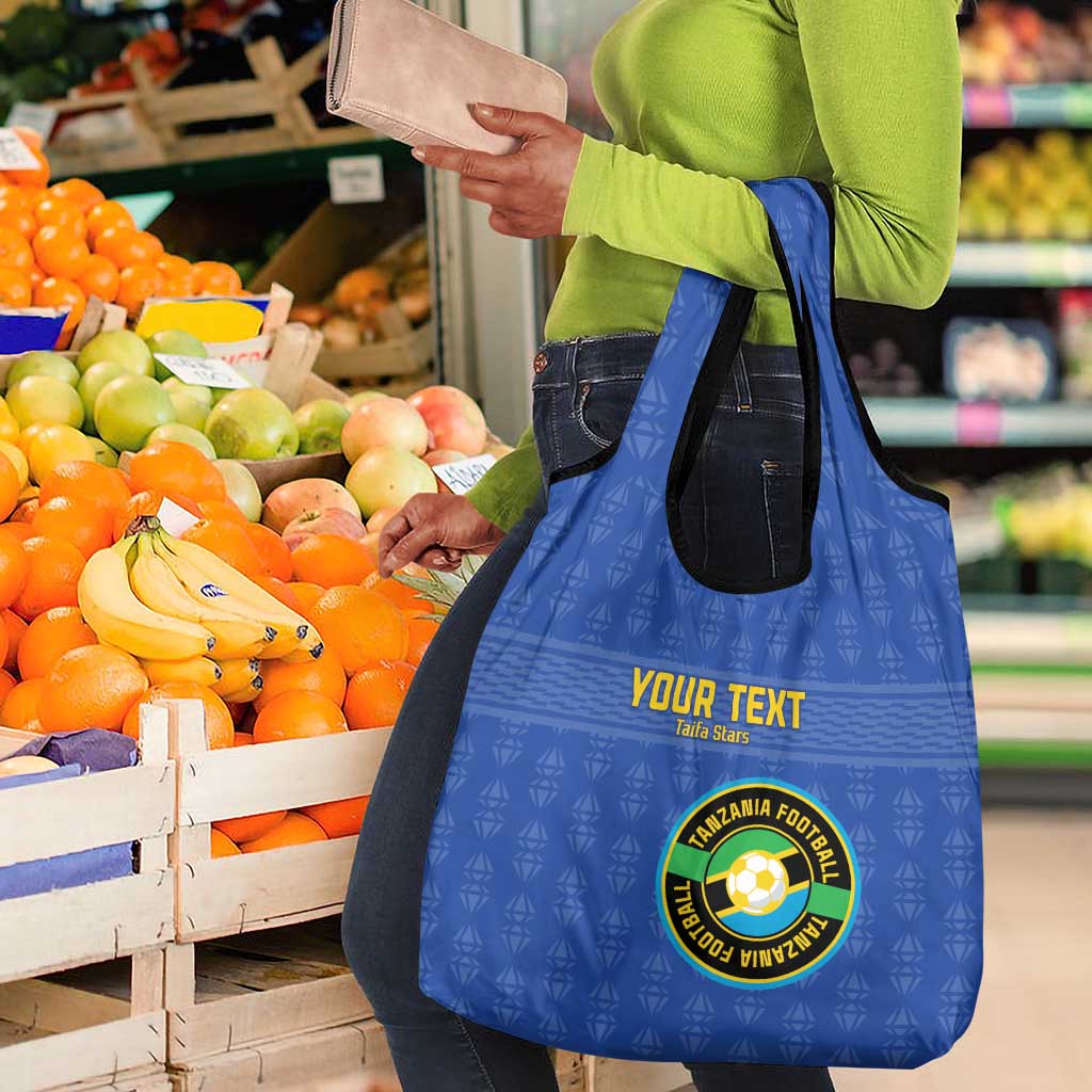 Custom Tanzania Football Grocery Bag Taifa Stars Go Champions