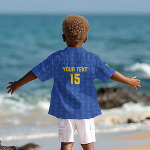 Custom Tanzania Football Kid Hawaiian Shirt Taifa Stars Go Champions
