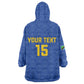 Custom Tanzania Football Kid Wearable Blanket Hoodie Taifa Stars Go Champions