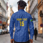 Custom Tanzania Football Long Sleeve Button Shirt Taifa Stars Go Champions