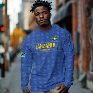 Custom Tanzania Football Long Sleeve Shirt Taifa Stars Go Champions
