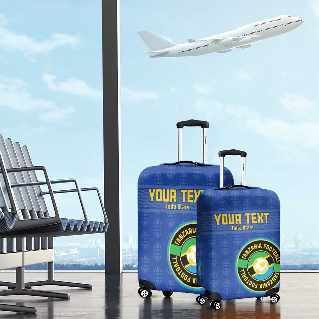 Custom Tanzania Football Luggage Cover Taifa Stars Go Champions