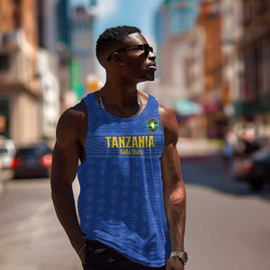 Custom Tanzania Football Men Tank Top Taifa Stars Go Champions