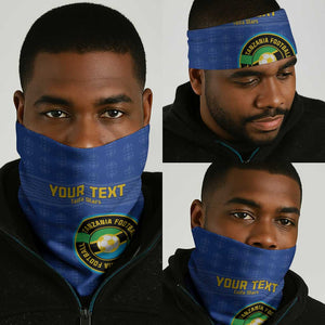 Custom Tanzania Football Neck Gaiter Taifa Stars Go Champions LT15