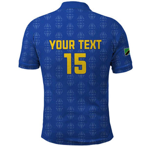 Custom Tanzania Football Polo Shirt Taifa Stars Go Champions