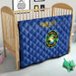 Custom Tanzania Football Quilt Taifa Stars Go Champions