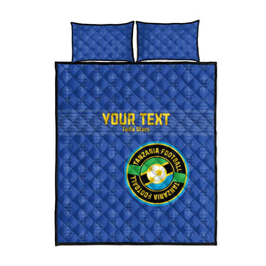 Custom Tanzania Football Quilt Bed Set Taifa Stars Go Champions