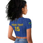 Custom Tanzania Football Raglan Cropped T shirt Taifa Stars Go Champions